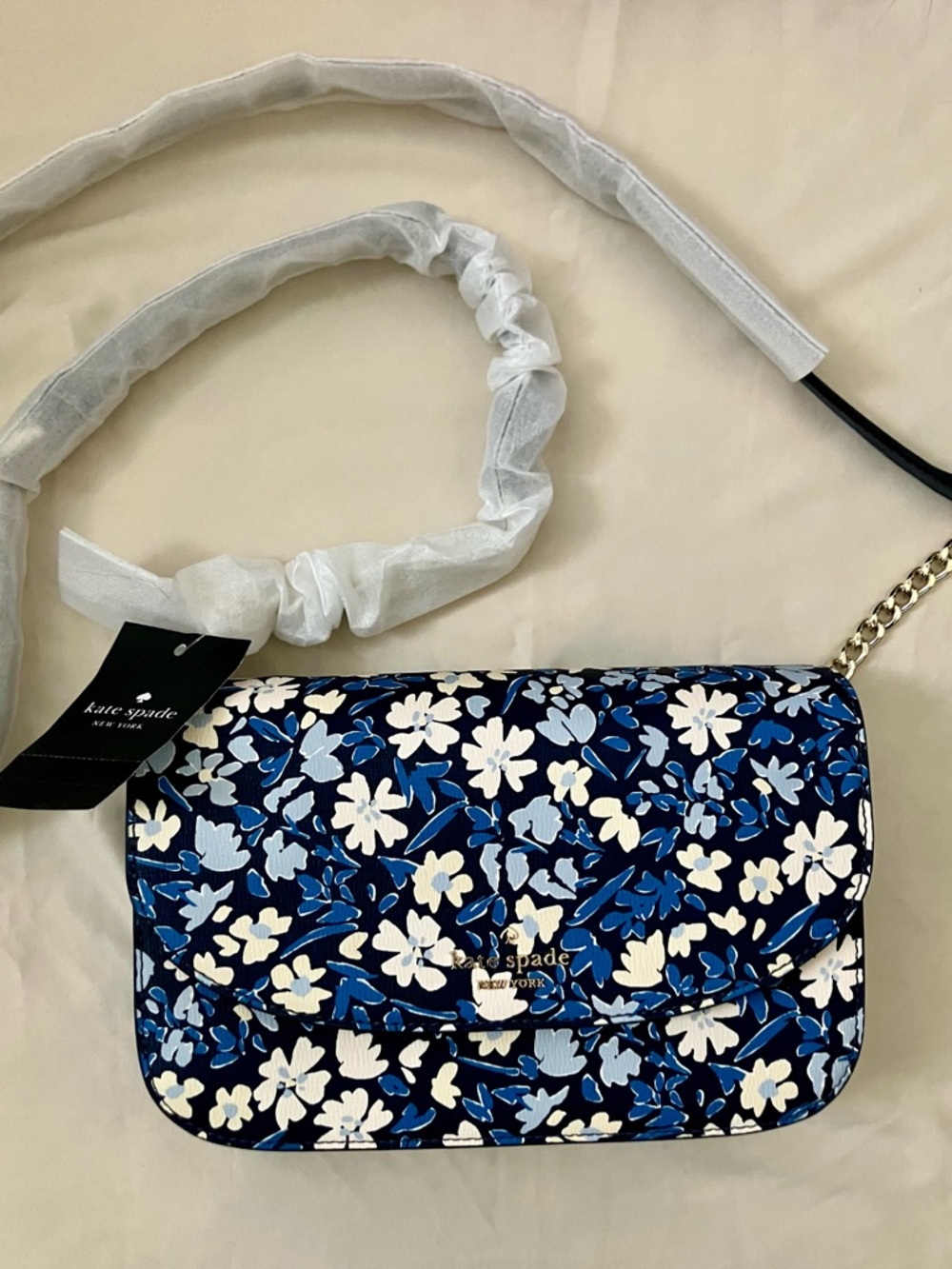 kate spade Kristi shoreside flora leather Crossbody